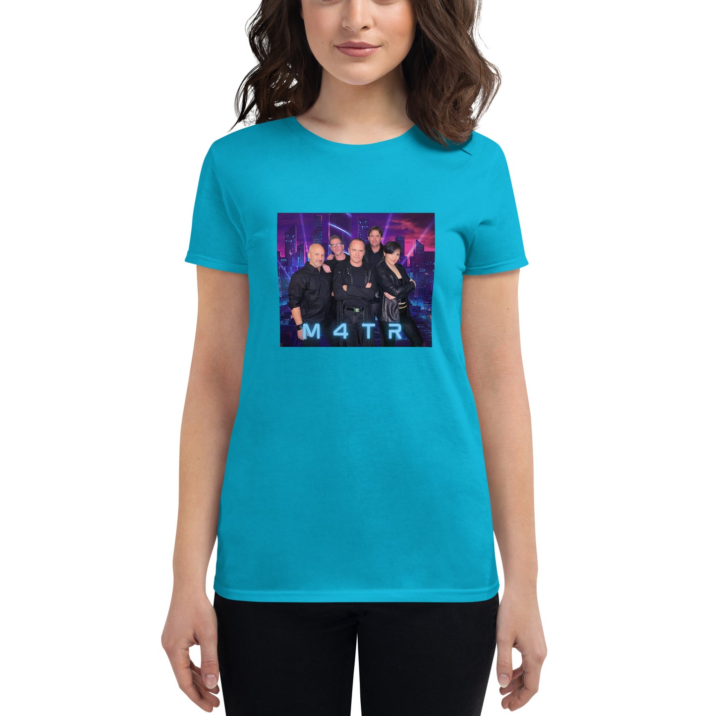 Women's Short Sleeve T-shirt (Darkwave Band)