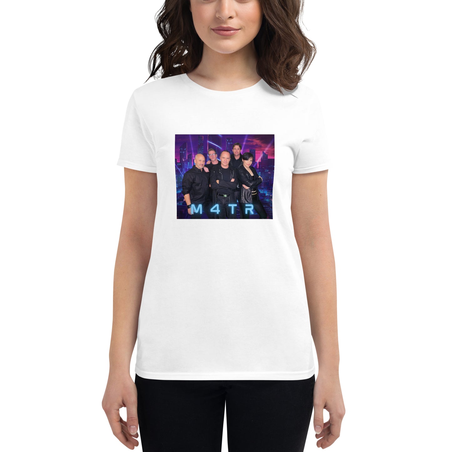 Women's Short Sleeve T-shirt (Darkwave Band)