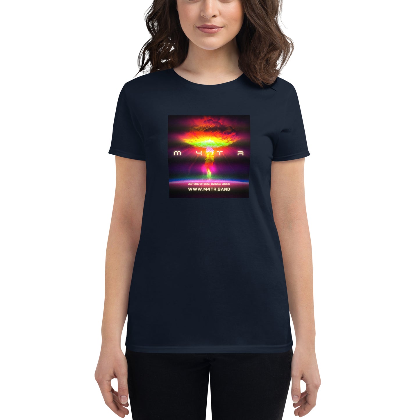 Women's short sleeve t-shirt (No Tomorrow Cloud)