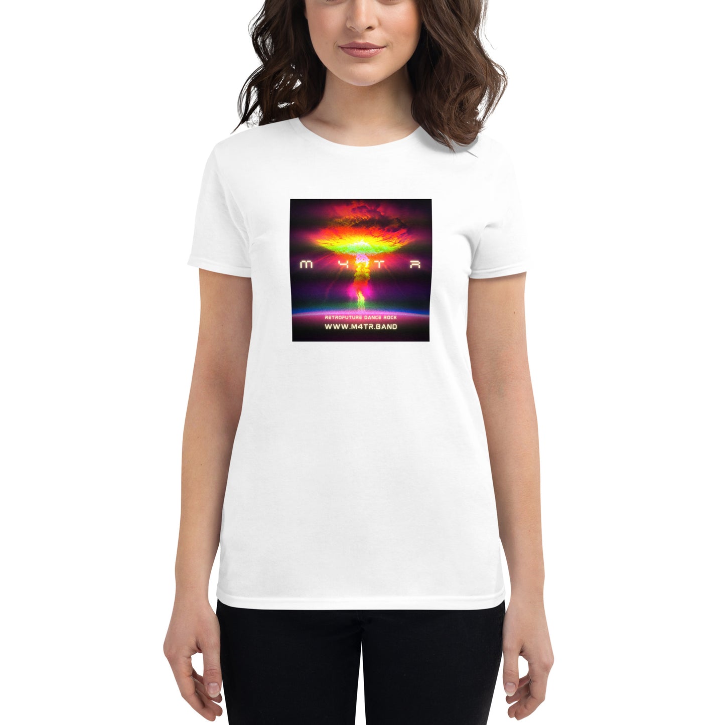 Women's short sleeve t-shirt (No Tomorrow Cloud)